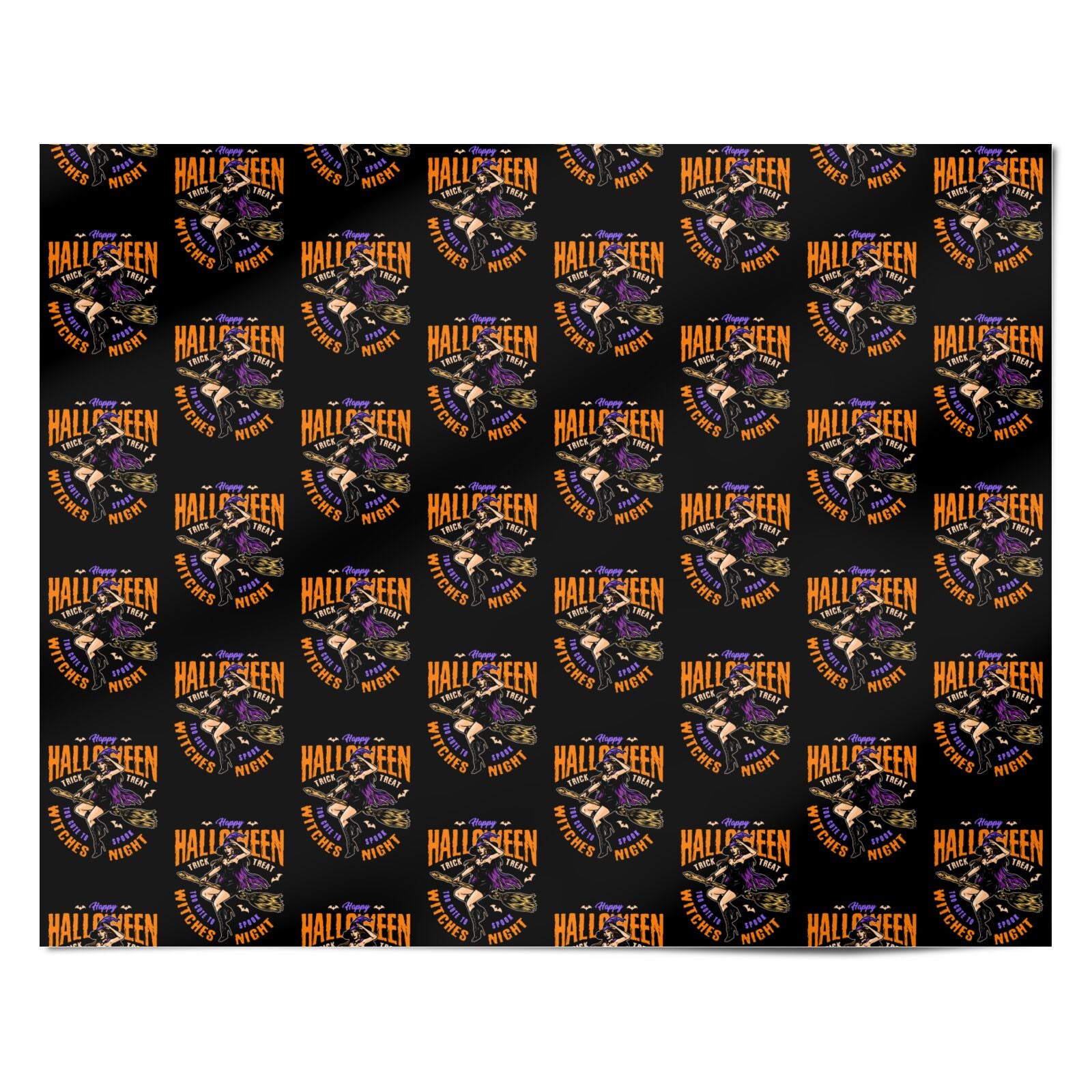 Witches Night Personalised Wrapping Paper Alternative