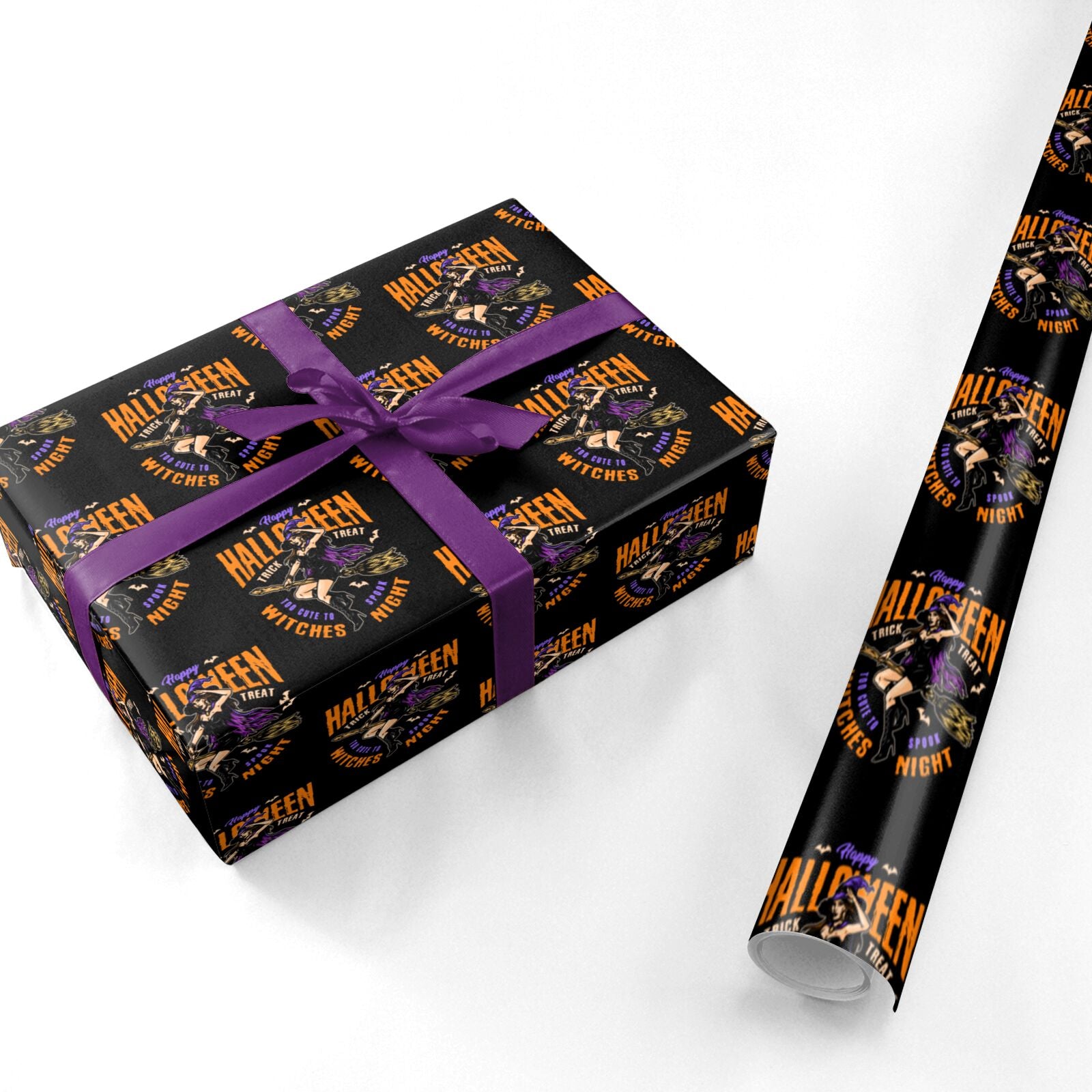 Witches Night Personalised Wrapping Paper