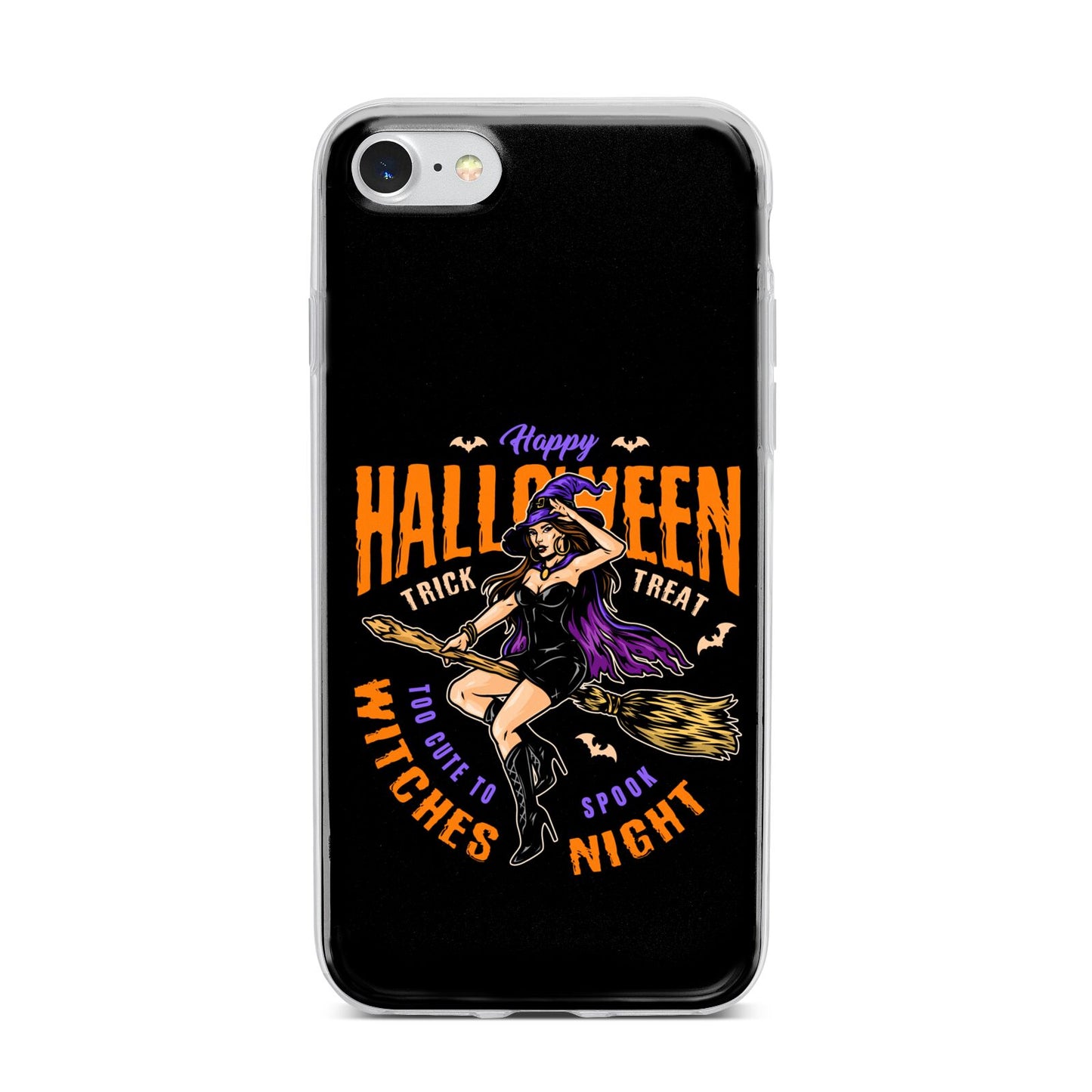 Witches Night iPhone 7 Bumper Case on Silver iPhone