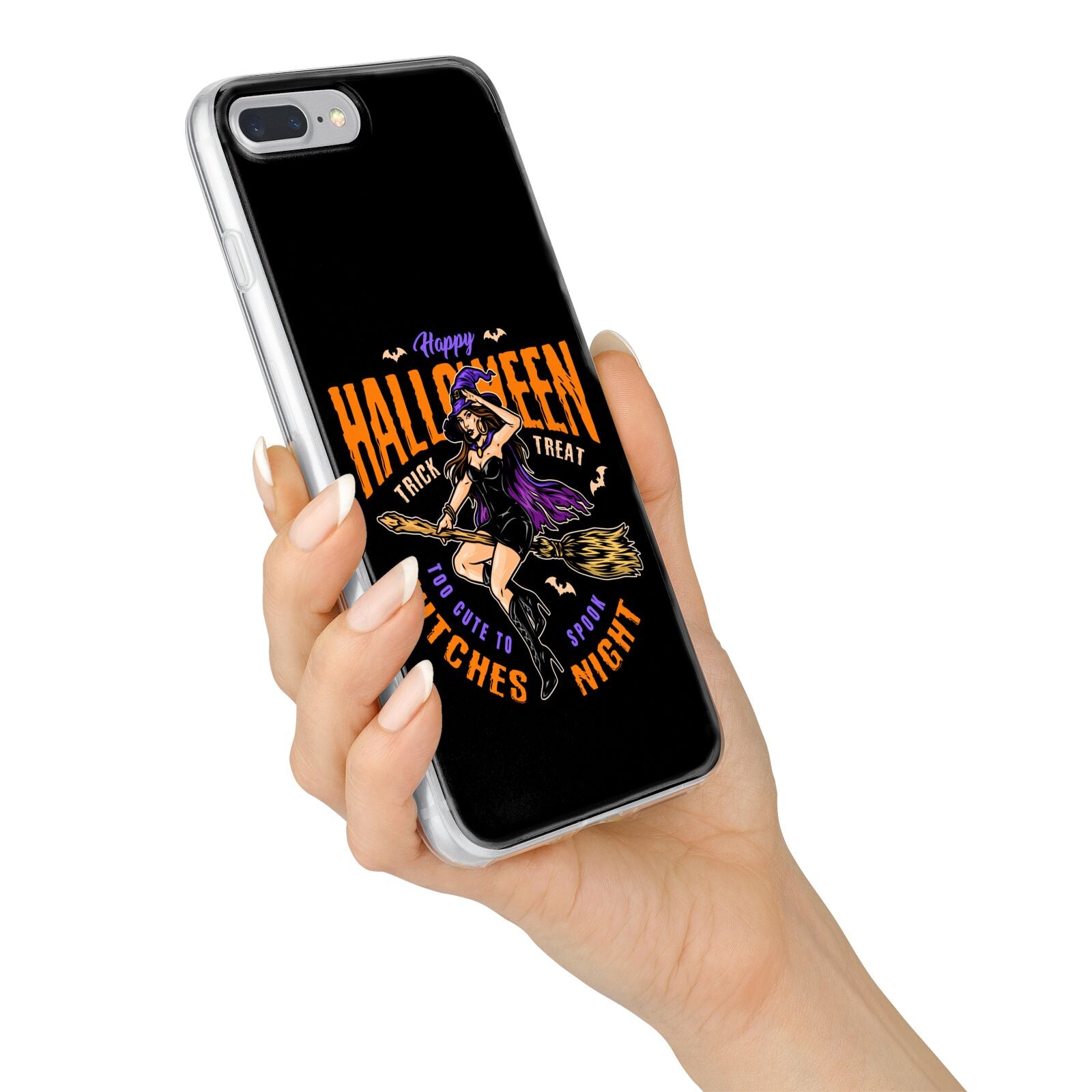 Witches Night iPhone 7 Plus Bumper Case on Silver iPhone Alternative Image