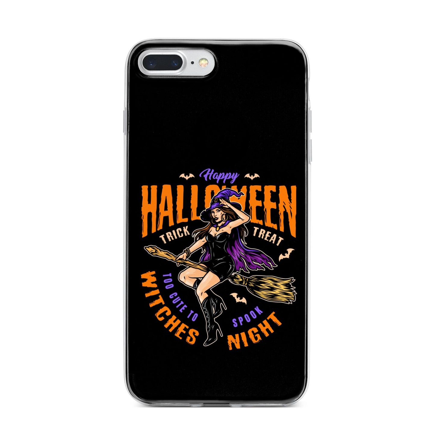 Witches Night iPhone 7 Plus Bumper Case on Silver iPhone