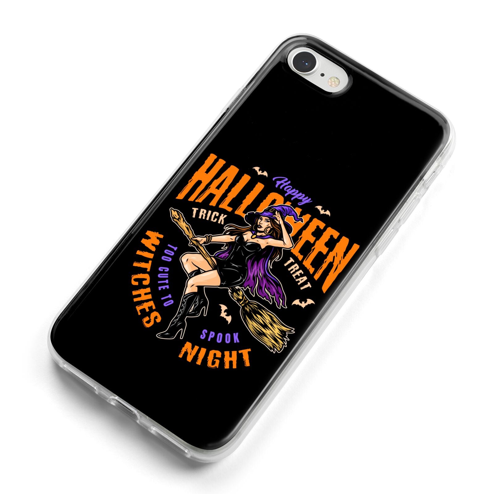 Witches Night iPhone 8 Bumper Case on Silver iPhone Alternative Image