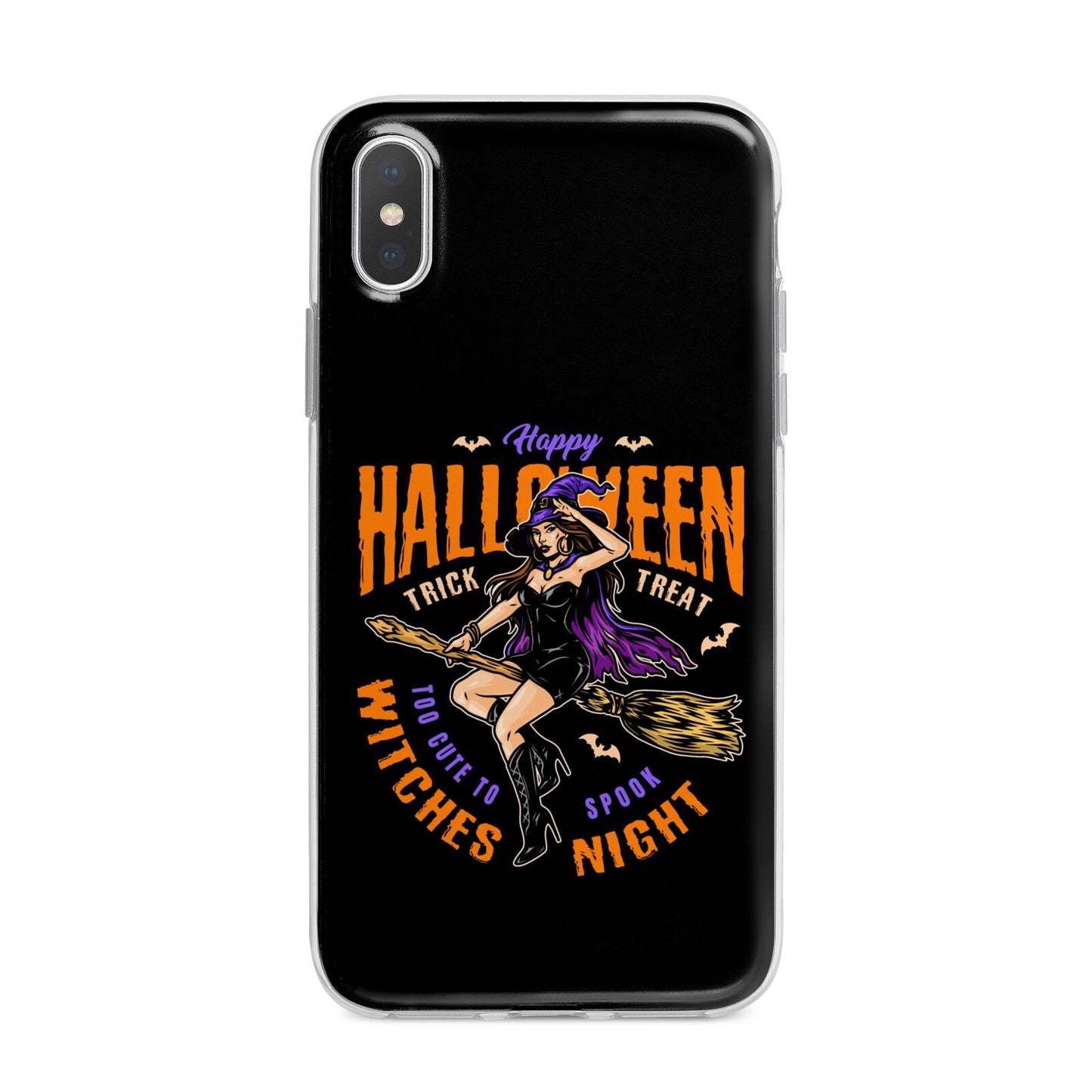Witches Night iPhone X Bumper Case on Silver iPhone Alternative Image 1