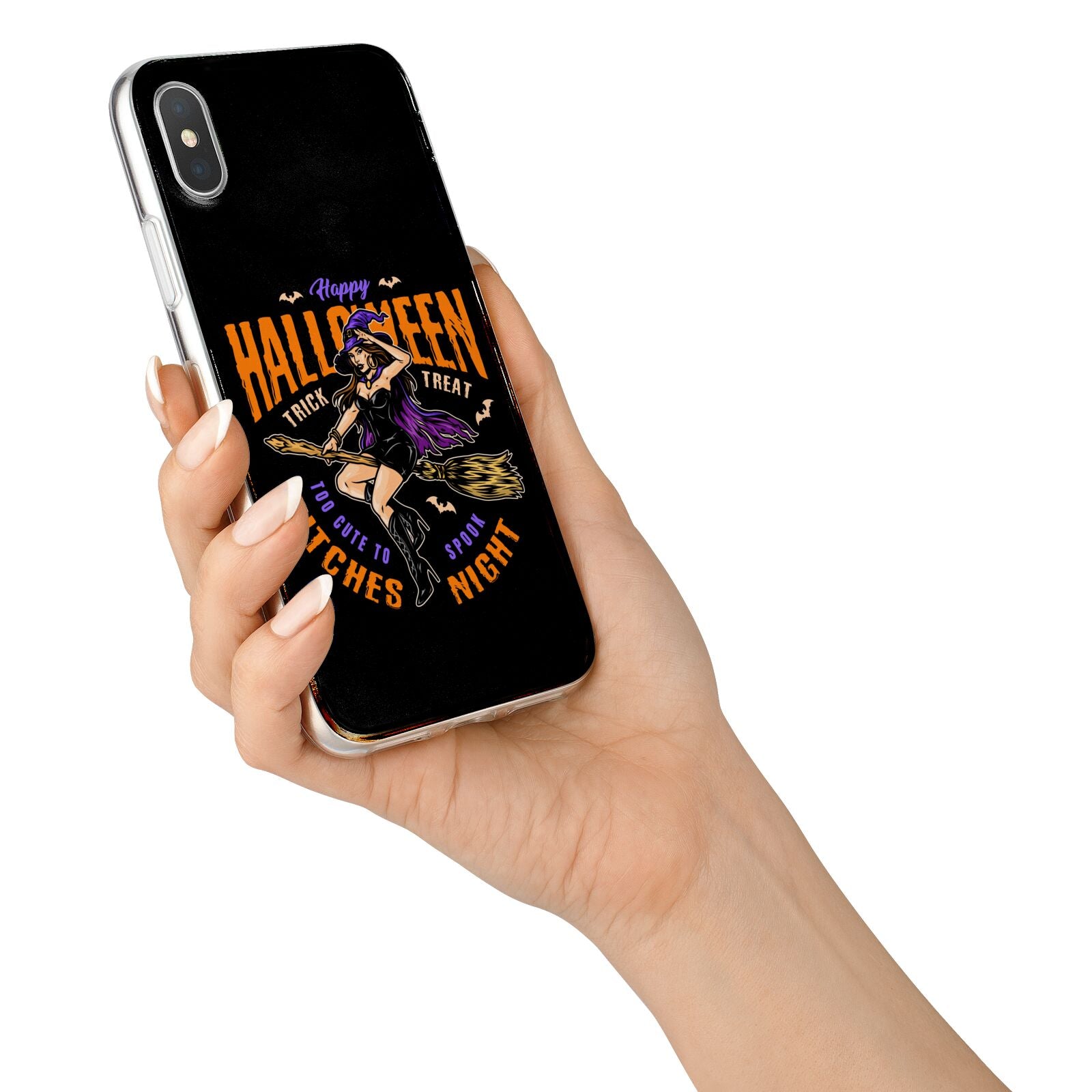 Witches Night iPhone X Bumper Case on Silver iPhone Alternative Image 2