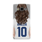Womens Footballer Personalised Samsung Galaxy A3 Case