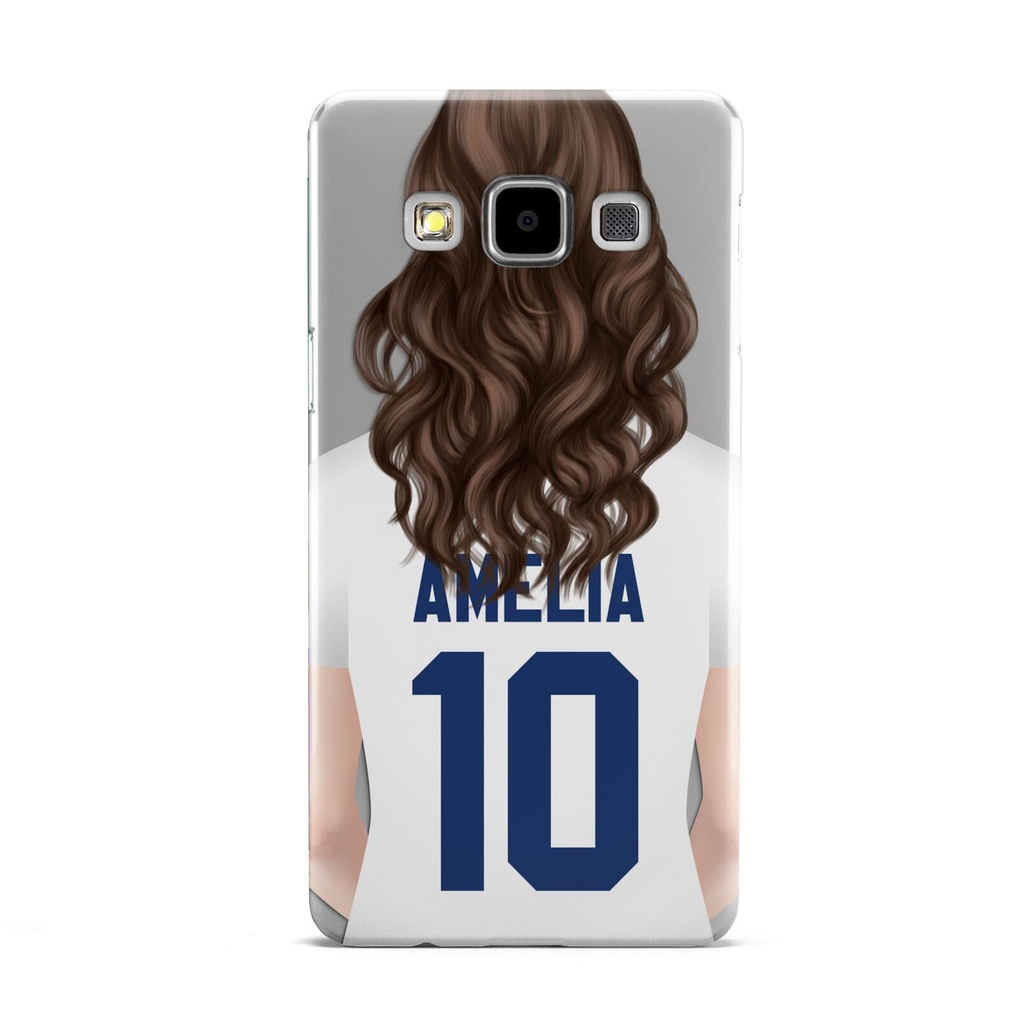 Womens Footballer Personalised Samsung Galaxy A5 Case