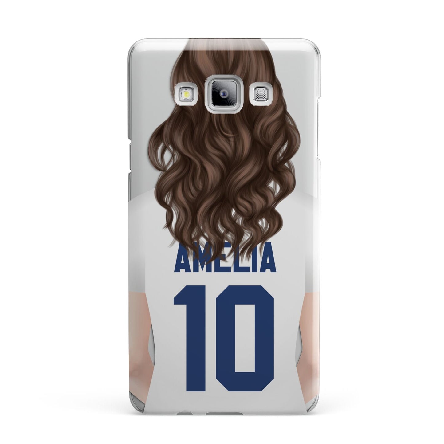 Womens Footballer Personalised Samsung Galaxy A7 2015 Case