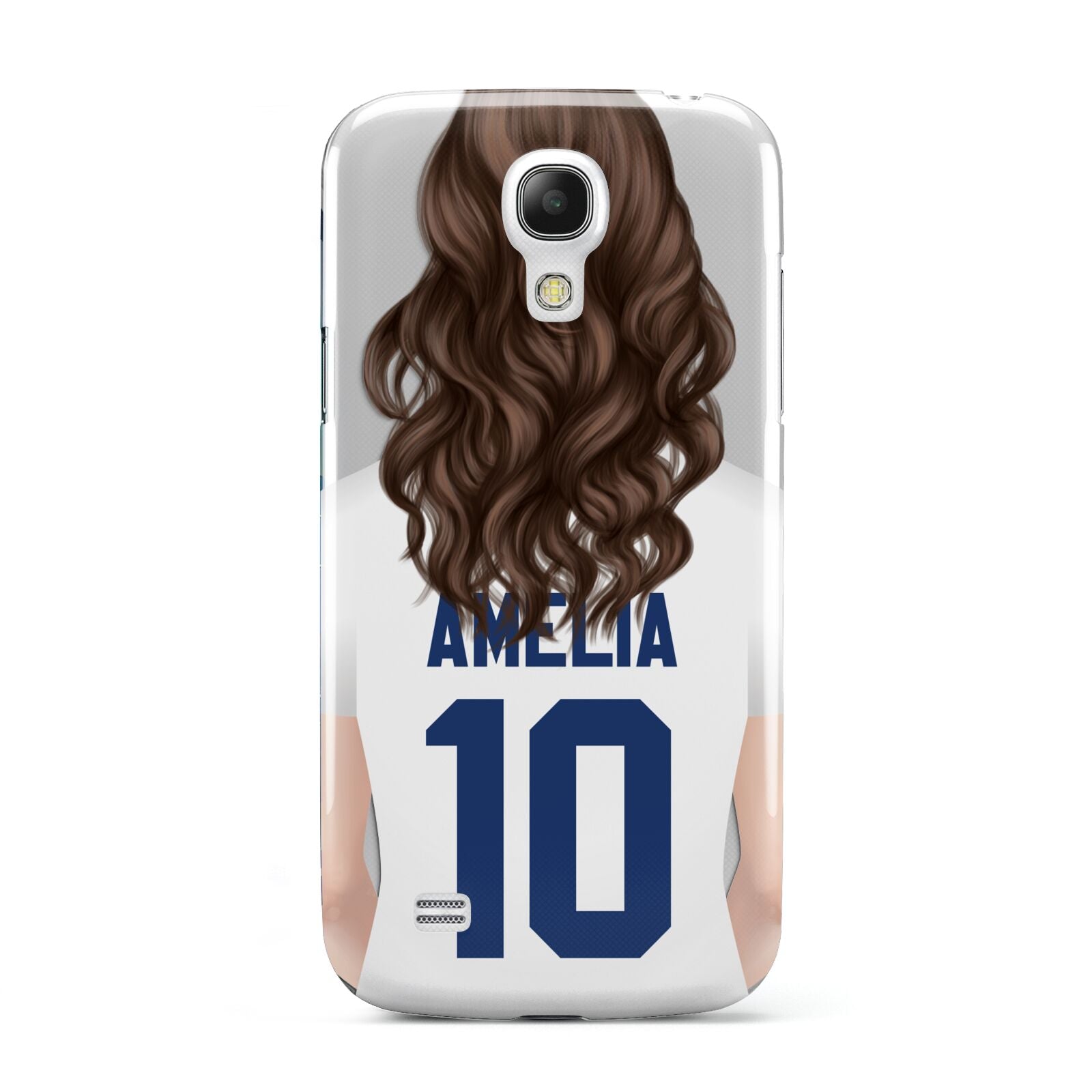 Womens Footballer Personalised Samsung Galaxy S4 Mini Case