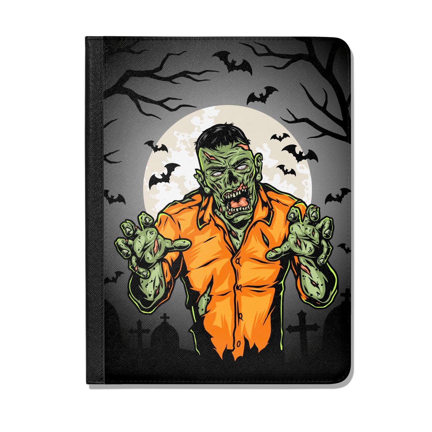 Zombie Night Apple iPad Leather Folio Case