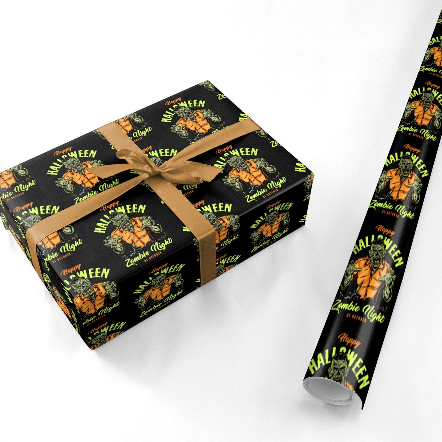 Zombie Personalised Wrapping Paper