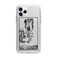 Ace of Swords Monochrome Apple iPhone 11 Pro in Silver with Bumper Case