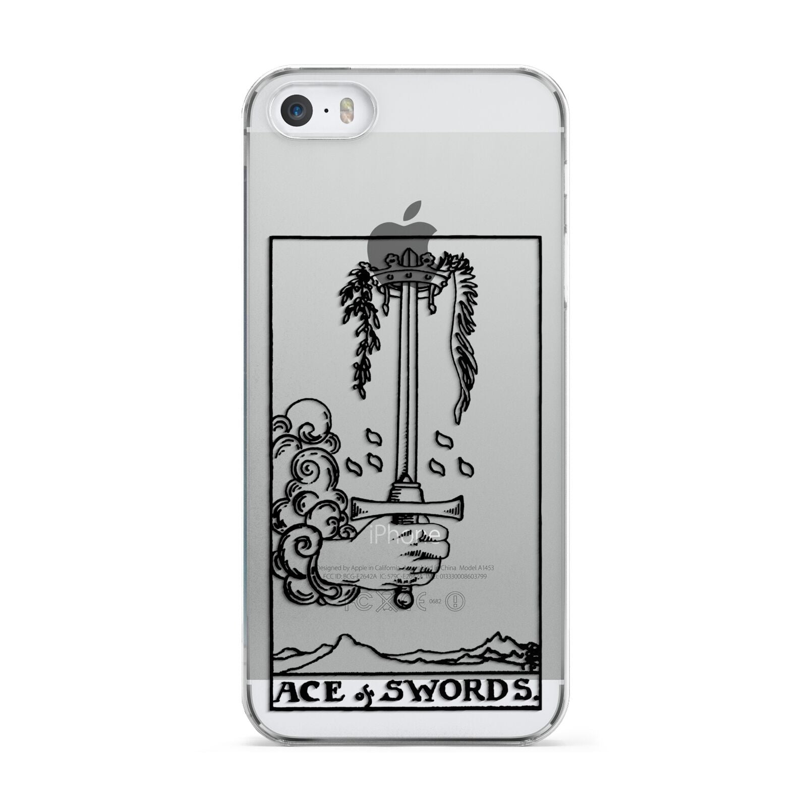 Ace of Swords Monochrome Apple iPhone 5 Case