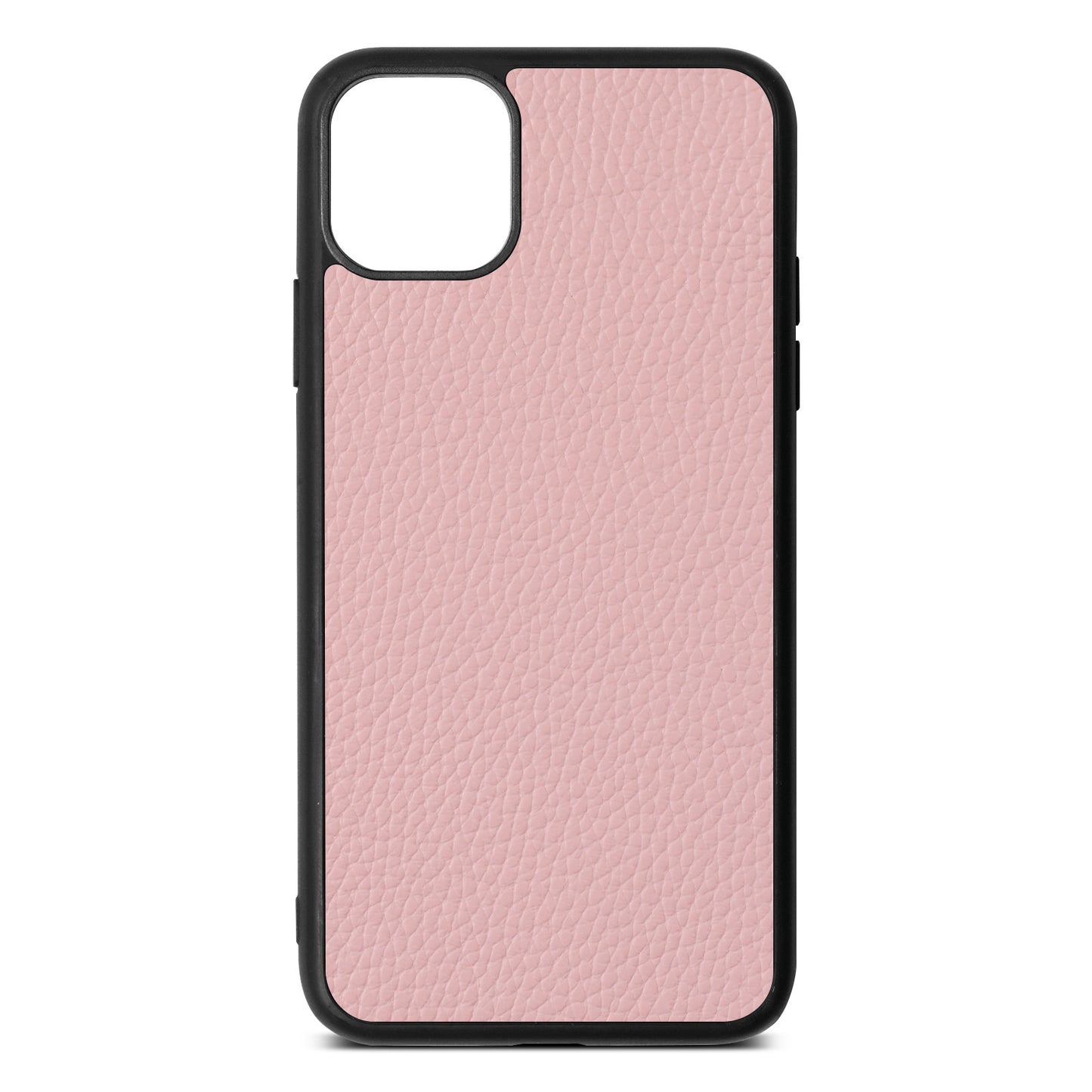Blank iPhone 11 Pro Max Pink Pebble Leather Case
