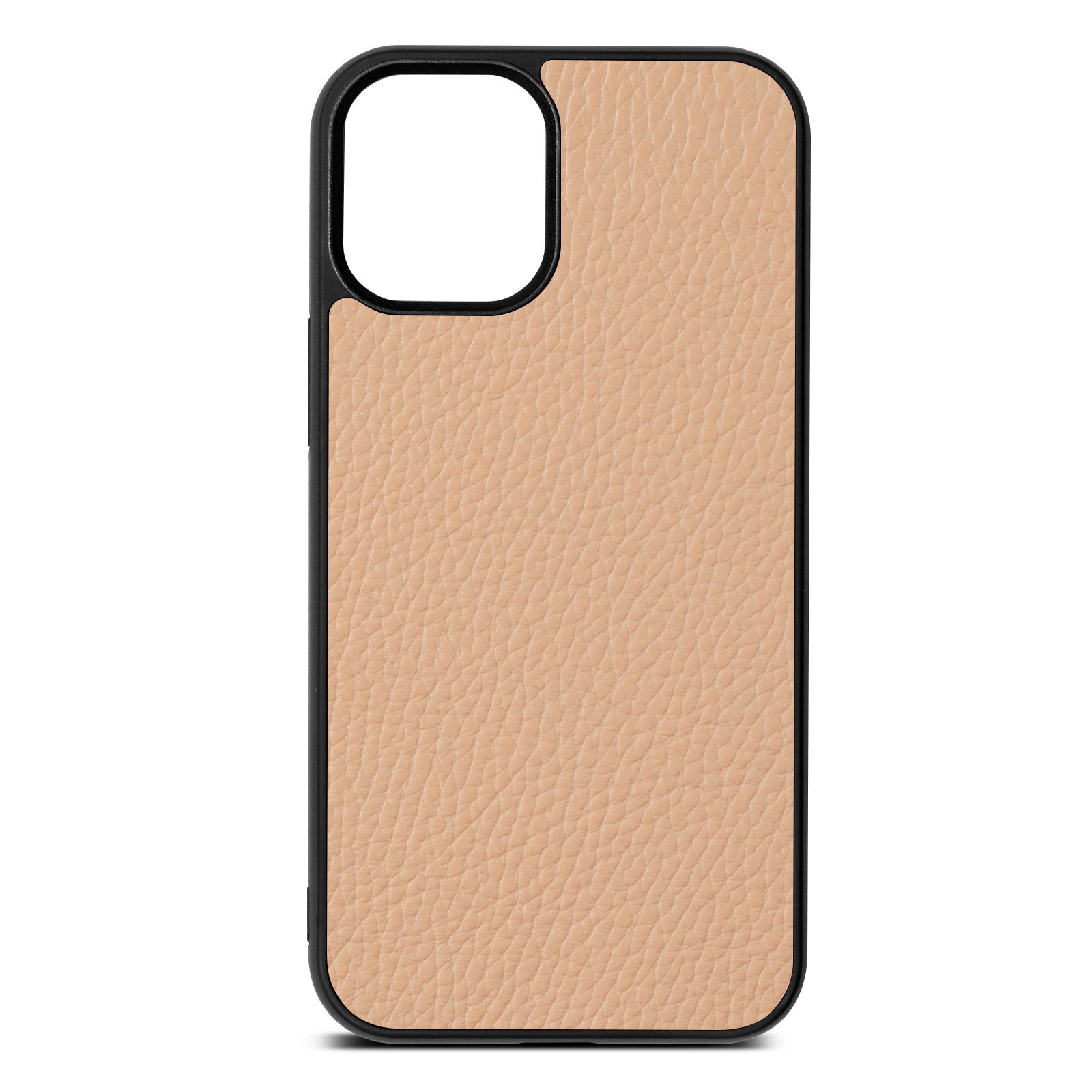 Blank iPhone 12 Mini Nude Pebble Leather Case