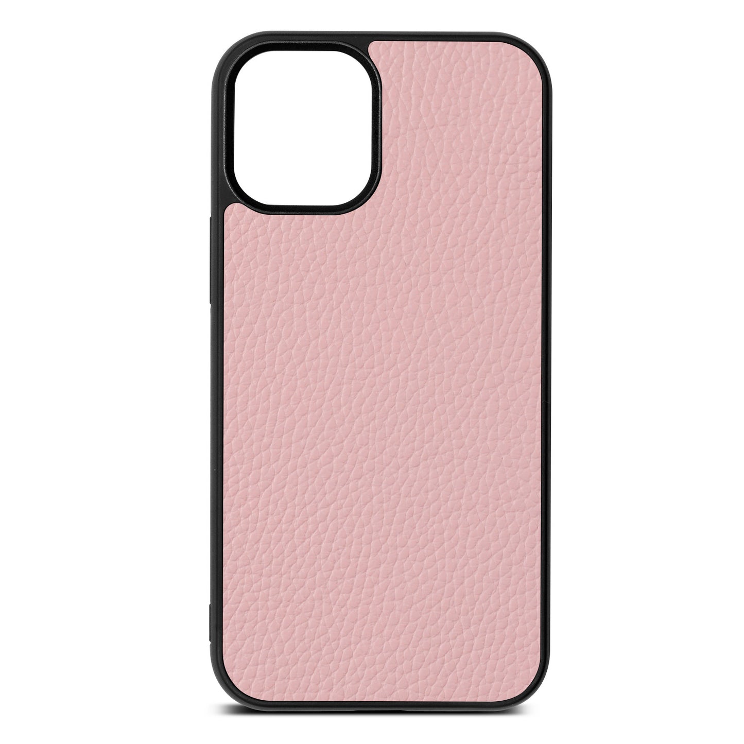 Blank iPhone 12 Mini Pink Pebble Leather Case