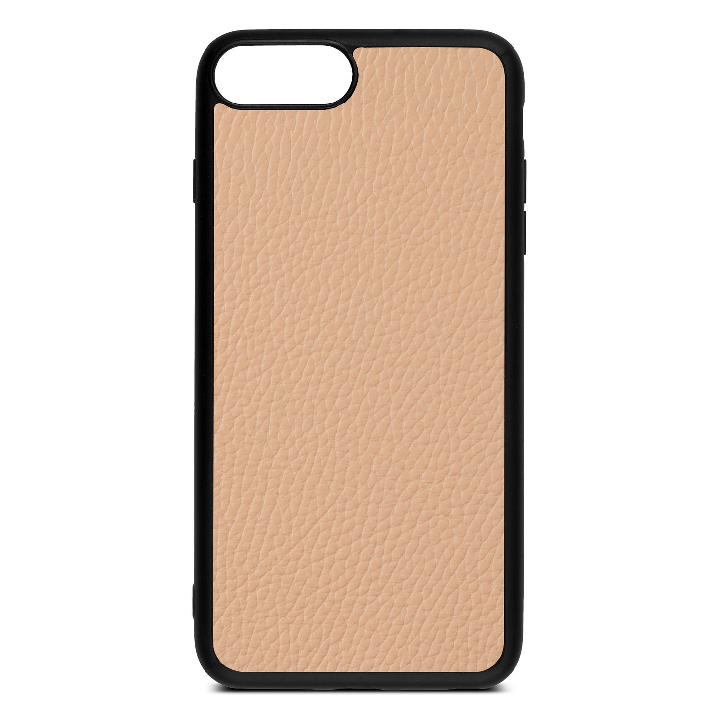 Blank iPhone 8 Plus Nude Pebble Leather Case