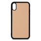 Blank iPhone Xr Nude Pebble Leather Case