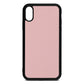 Blank iPhone Xr Pink Pebble Leather Case