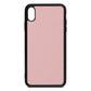 Blank iPhone Xs Max Pink Pebble Leather Case