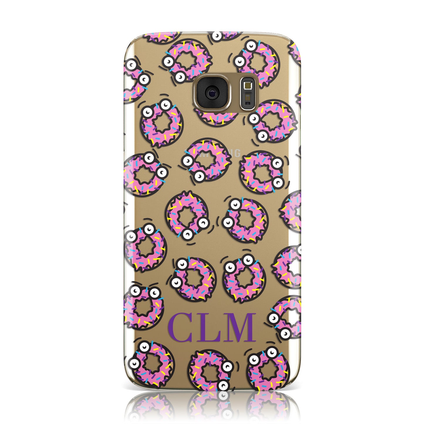 Personalised Donut Initials Samsung Galaxy Case