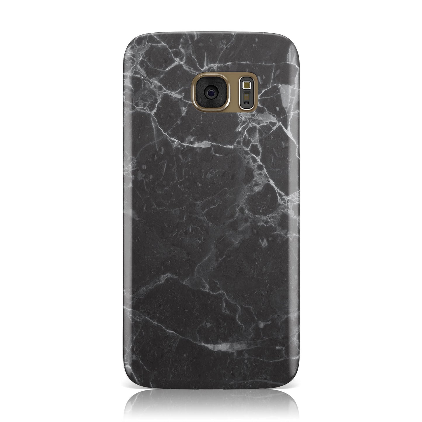 Faux Marble Effect Black Samsung Galaxy Case