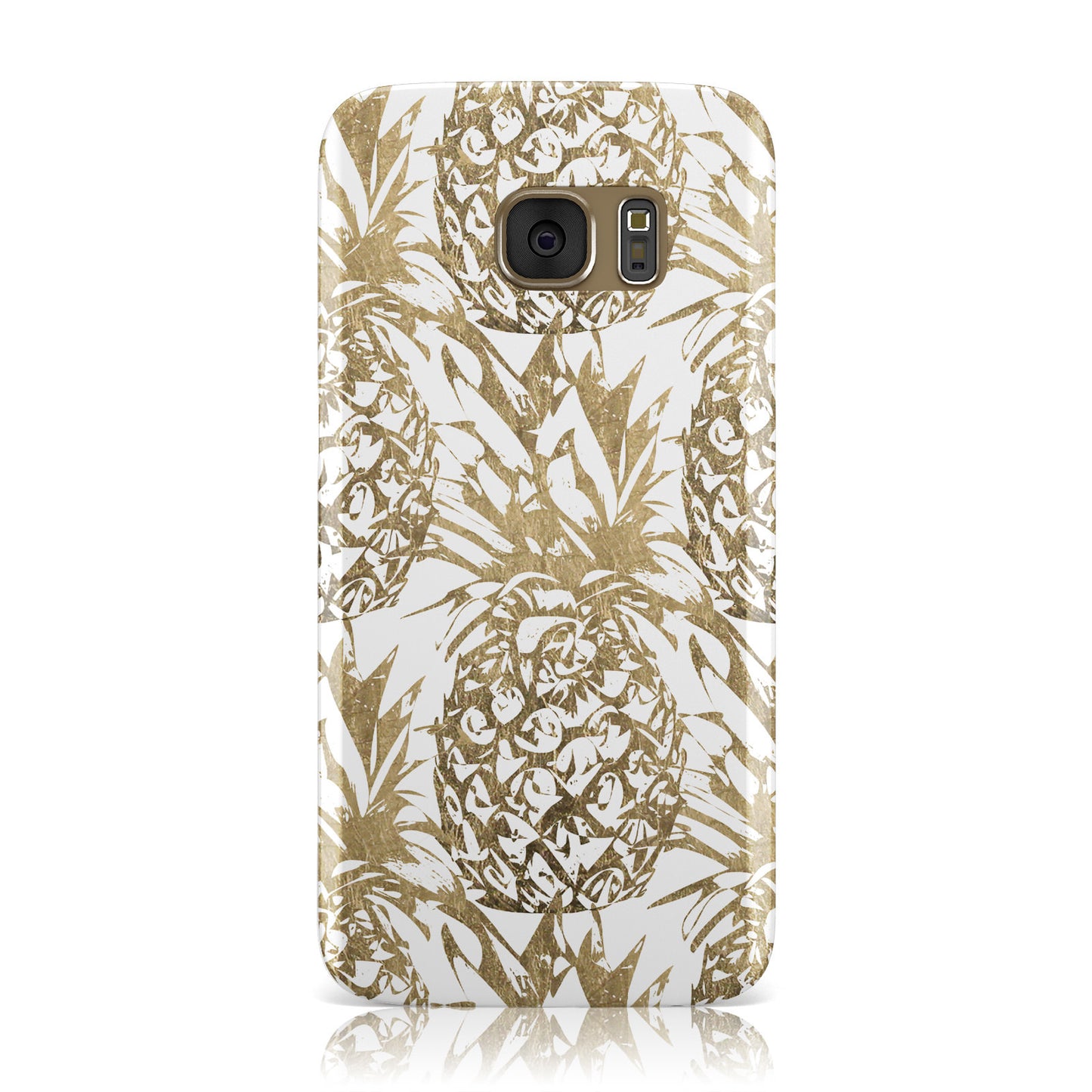 Gold Pineapple Fruit Samsung Galaxy Case