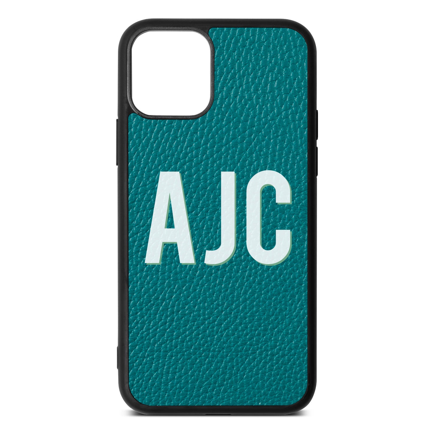 iPhone 11 Pebble Green Leather iPhone Case