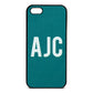 iPhone 5 Pebble Green Leather iPhone Case