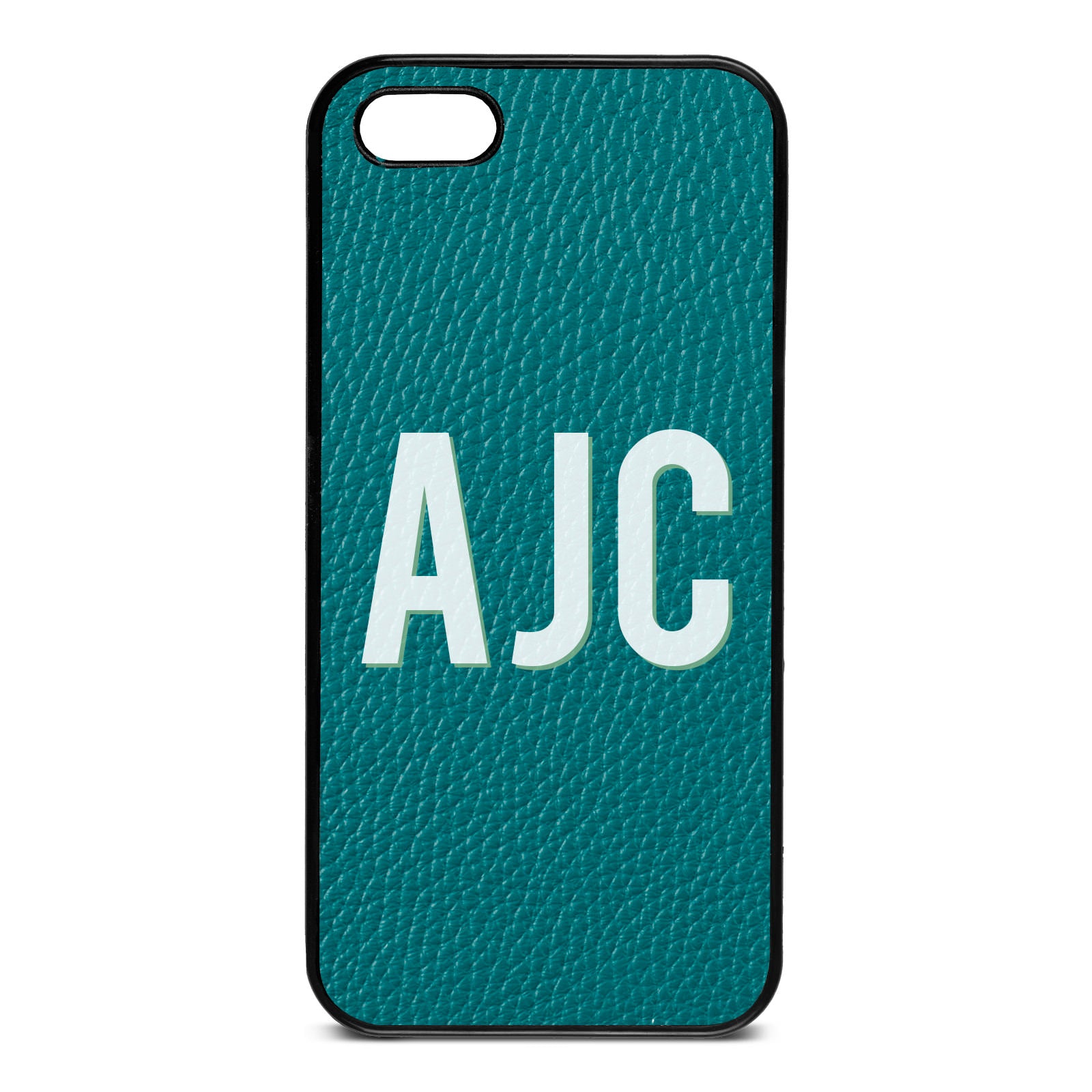 iPhone 5 Pebble Green Leather iPhone Case