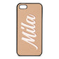 iPhone 5 Nude Pebble Leather Case