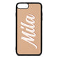 iPhone 8 Plus Nude Pebble Leather Case