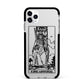 King of Swords Monochrome Apple iPhone 11 Pro Max in Silver with Black Impact Case
