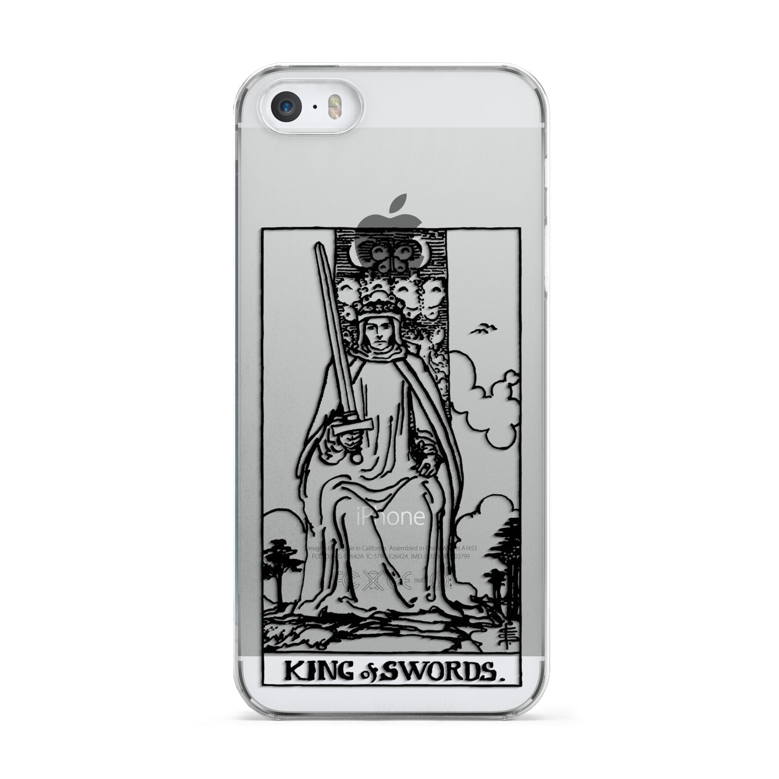 King of Swords Monochrome Apple iPhone 5 Case