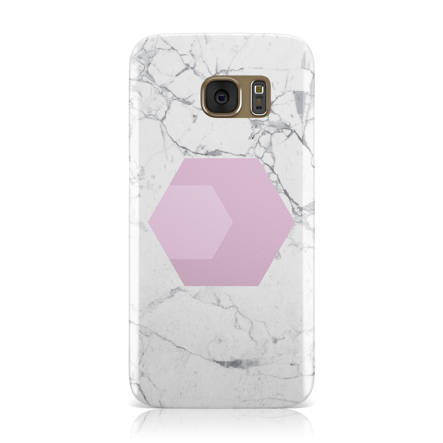 Marble White Grey Carrara Samsung Galaxy Case