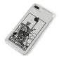 Queen of Swords Monochrome iPhone 8 Plus Bumper Case on Silver iPhone Alternative Image