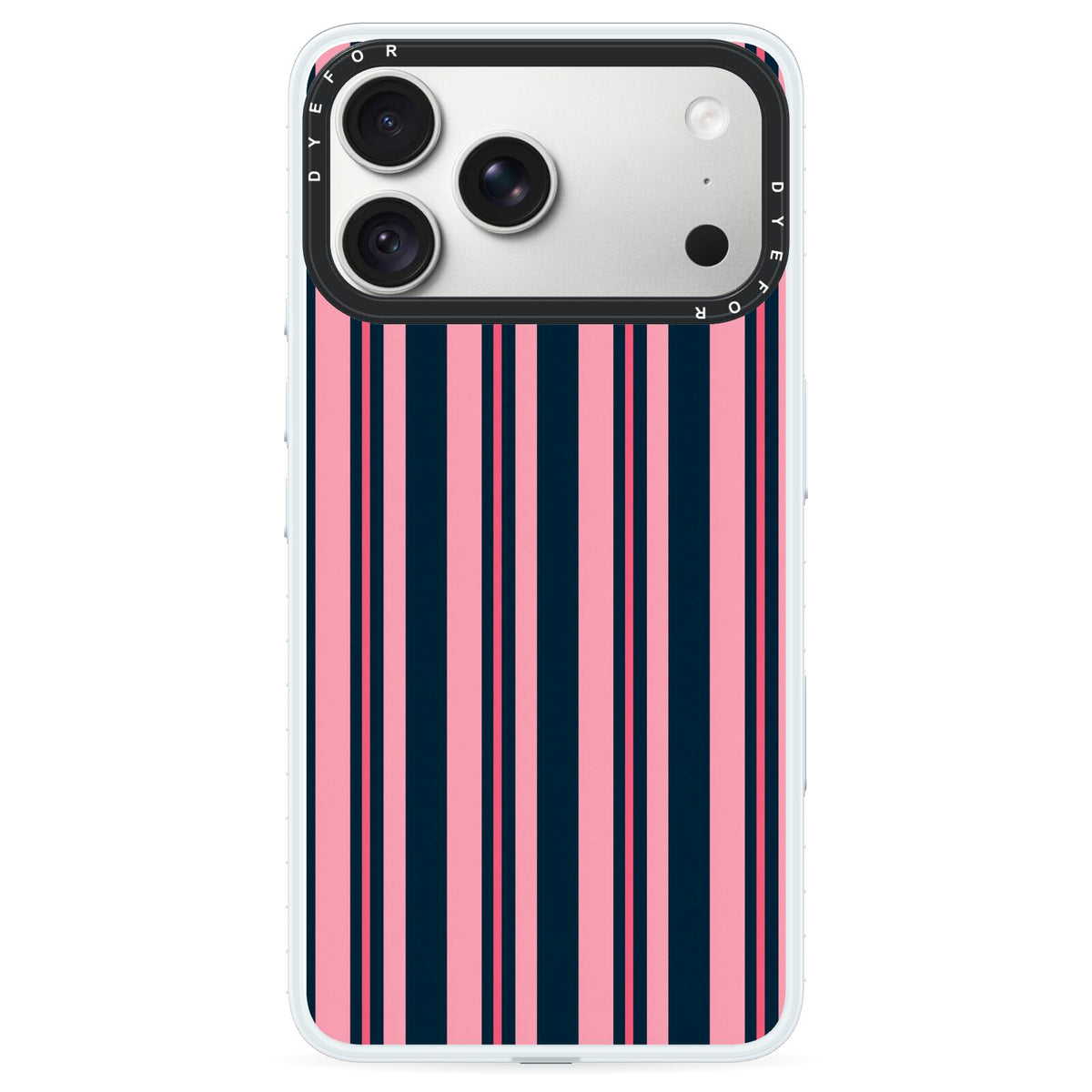 Midnight Candy iPhone 18 Pro Max Black Impact Pre order Case on Silver phone