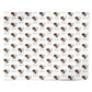 American Bulldog Icon with Name Personalised Wrapping Paper Alternative