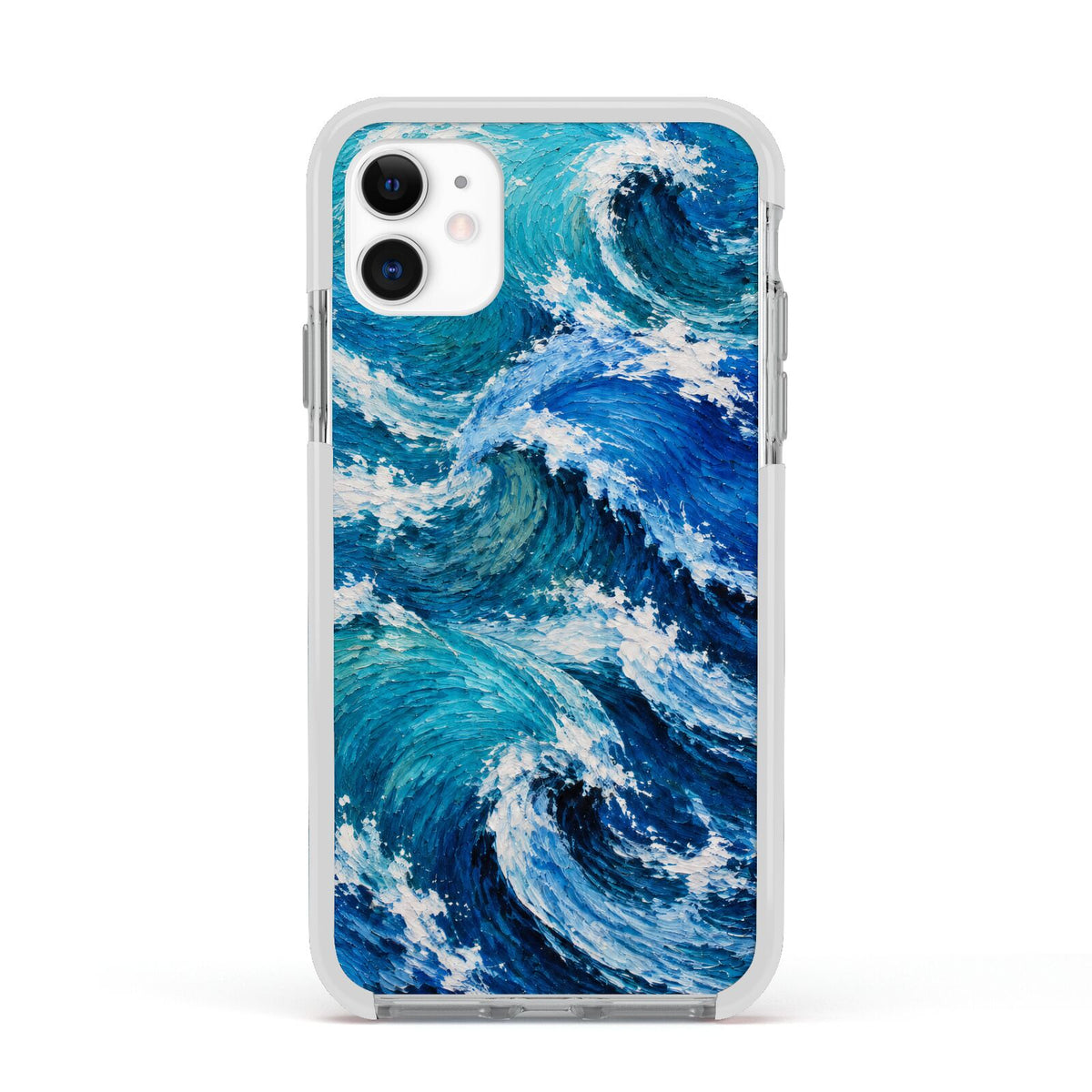 Atlantic Rush Apple iPhone 11 in White with White Impact Case