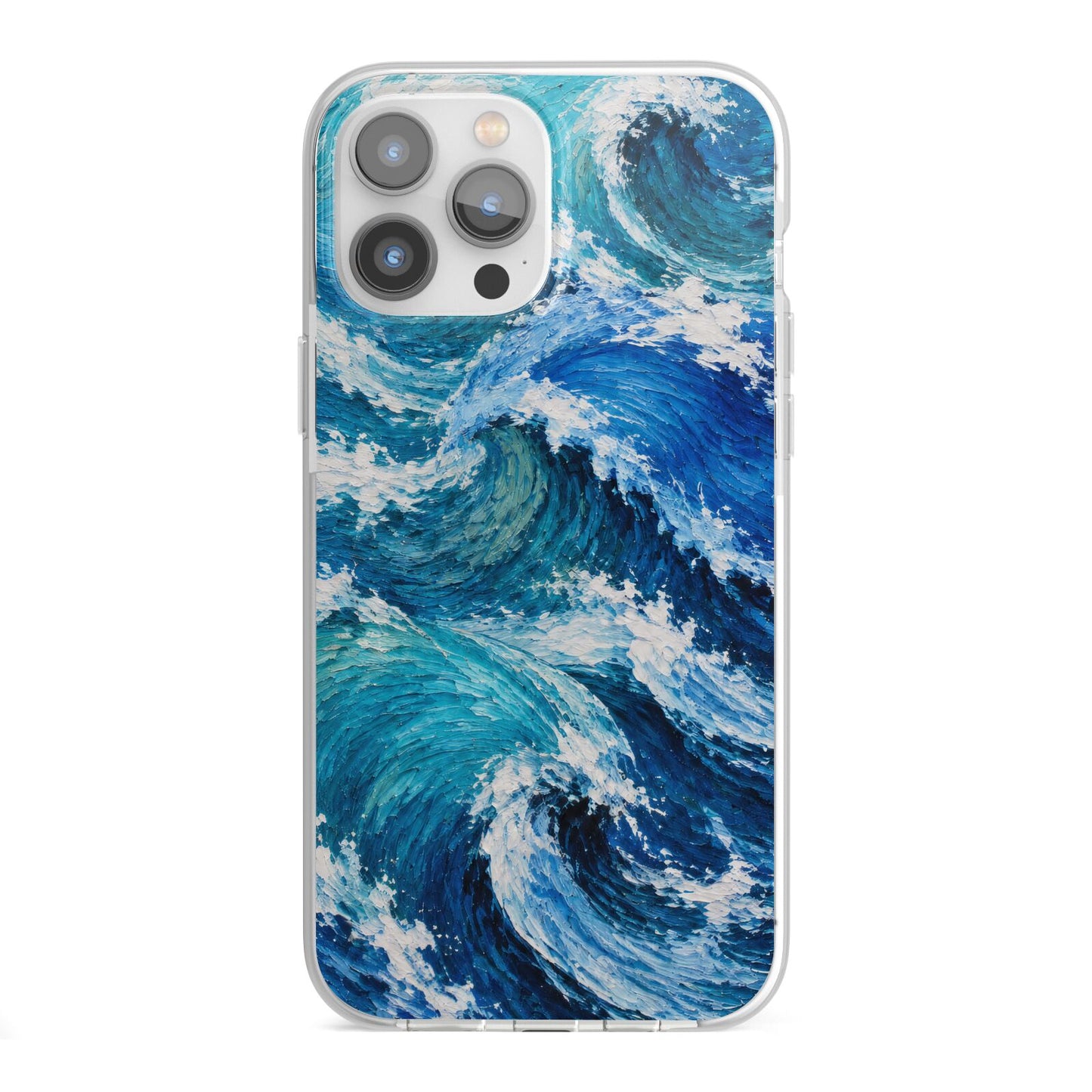Atlantic Rush iPhone 13 Pro Max TPU Impact Case with White Edges