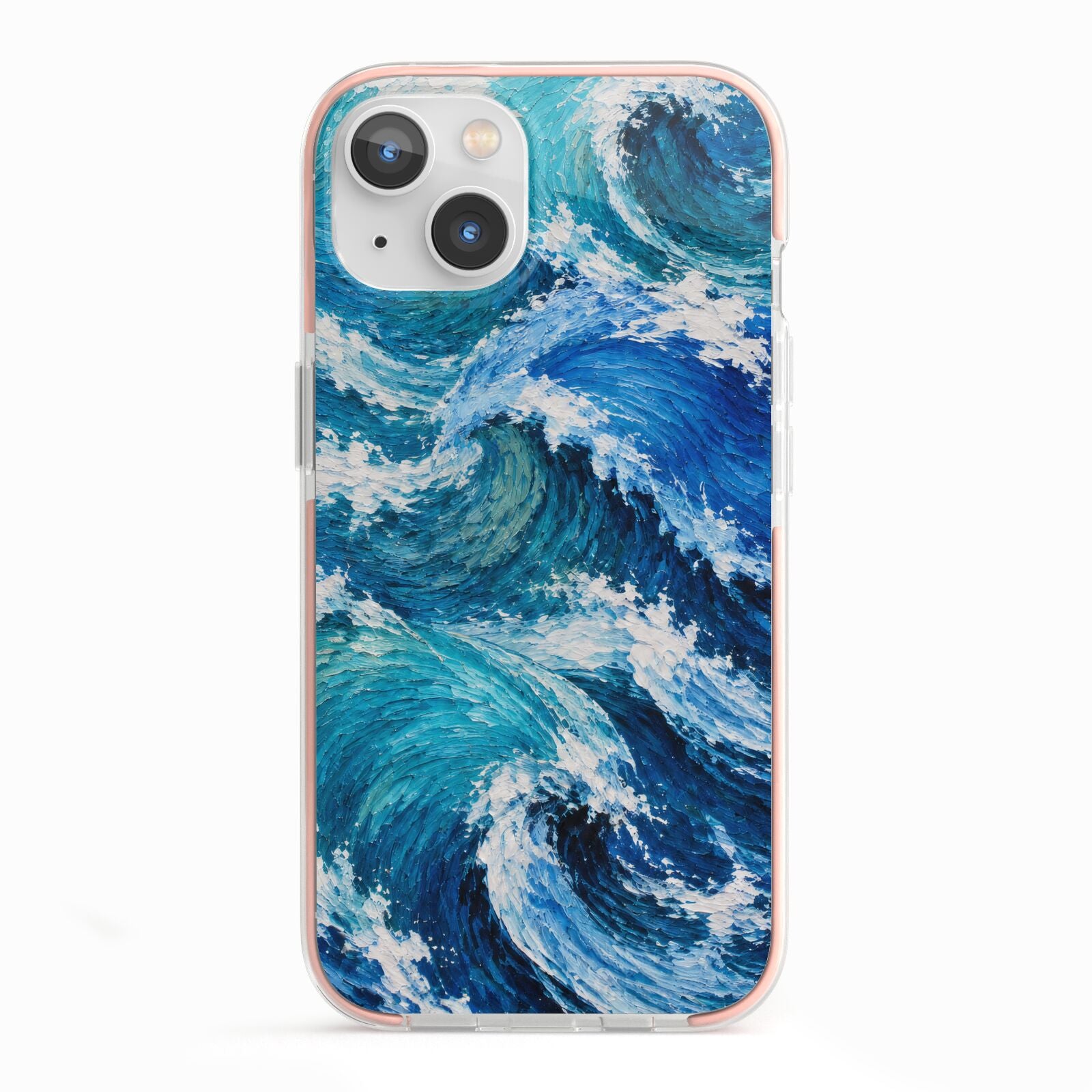 Atlantic Rush iPhone 13 TPU Impact Case with Pink Edges