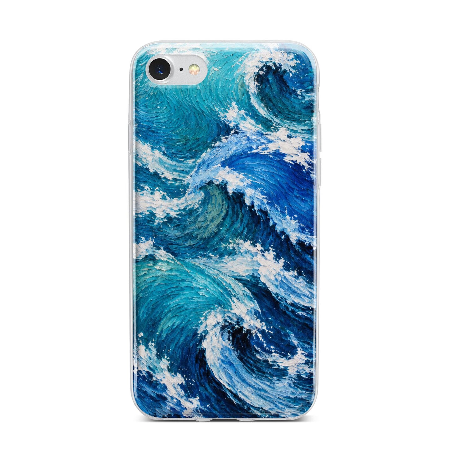 Atlantic Rush iPhone 7 Bumper Case on Silver iPhone