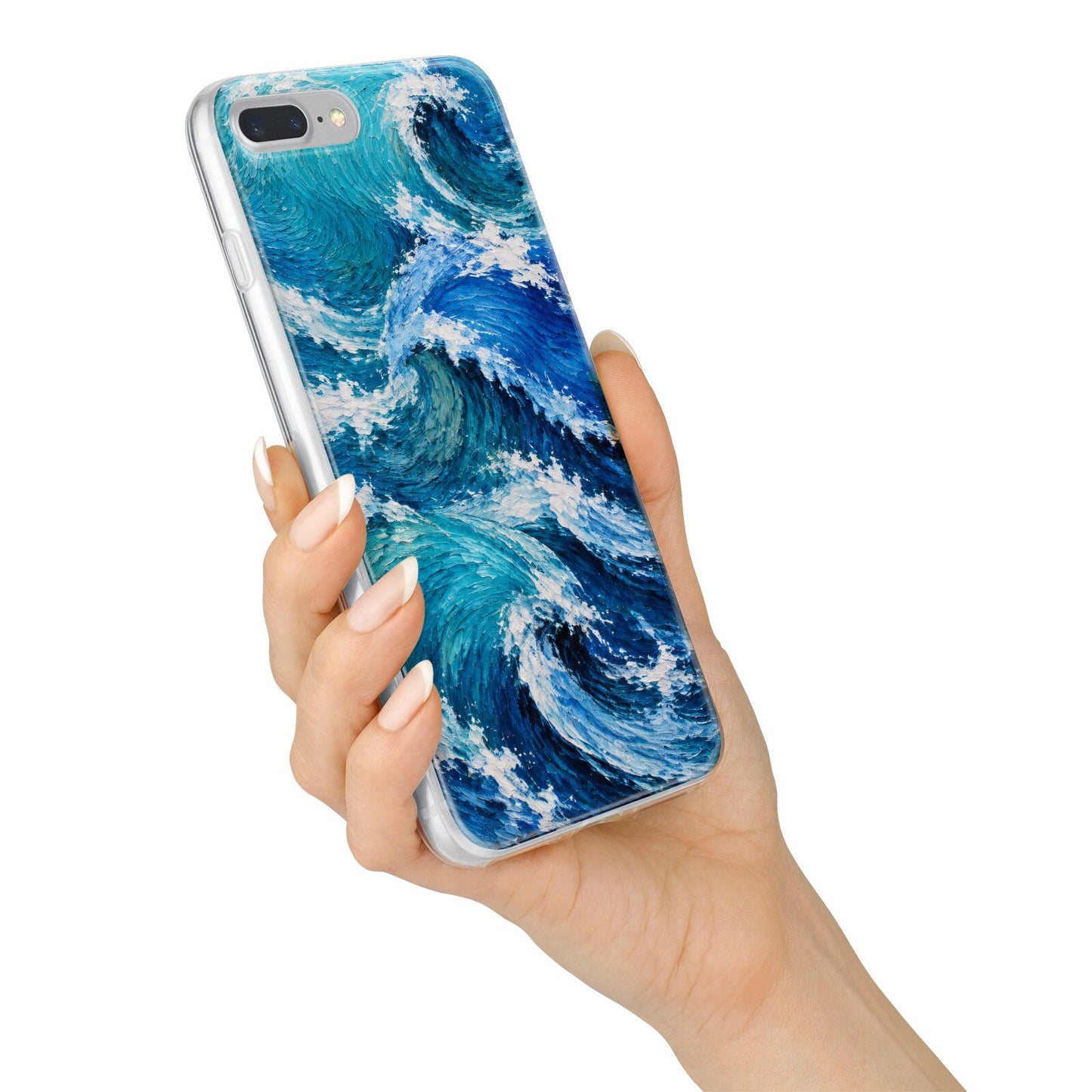 Atlantic Rush iPhone 7 Plus Bumper Case on Silver iPhone Alternative Image