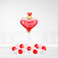 Lieben Sie Trank Valentinstag Ballon
