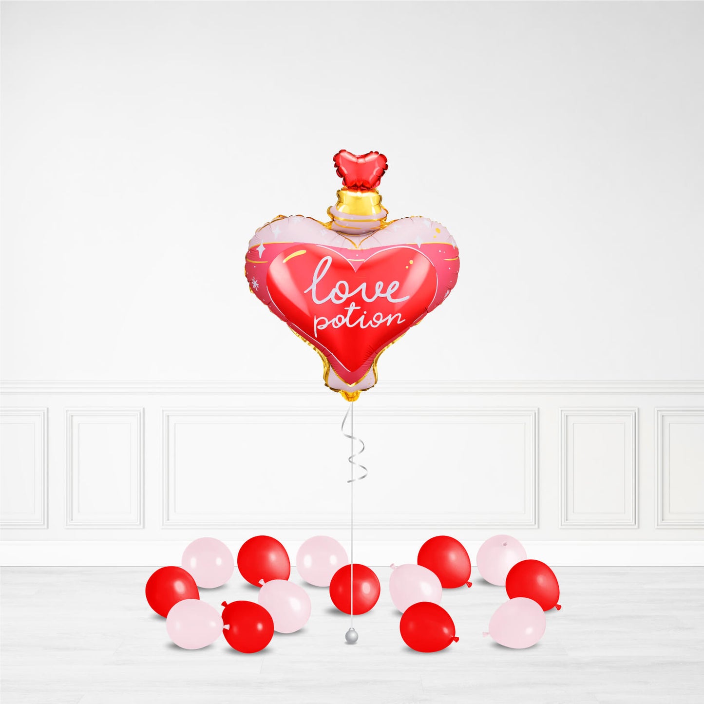 Lieben Sie Trank Valentinstag Ballon