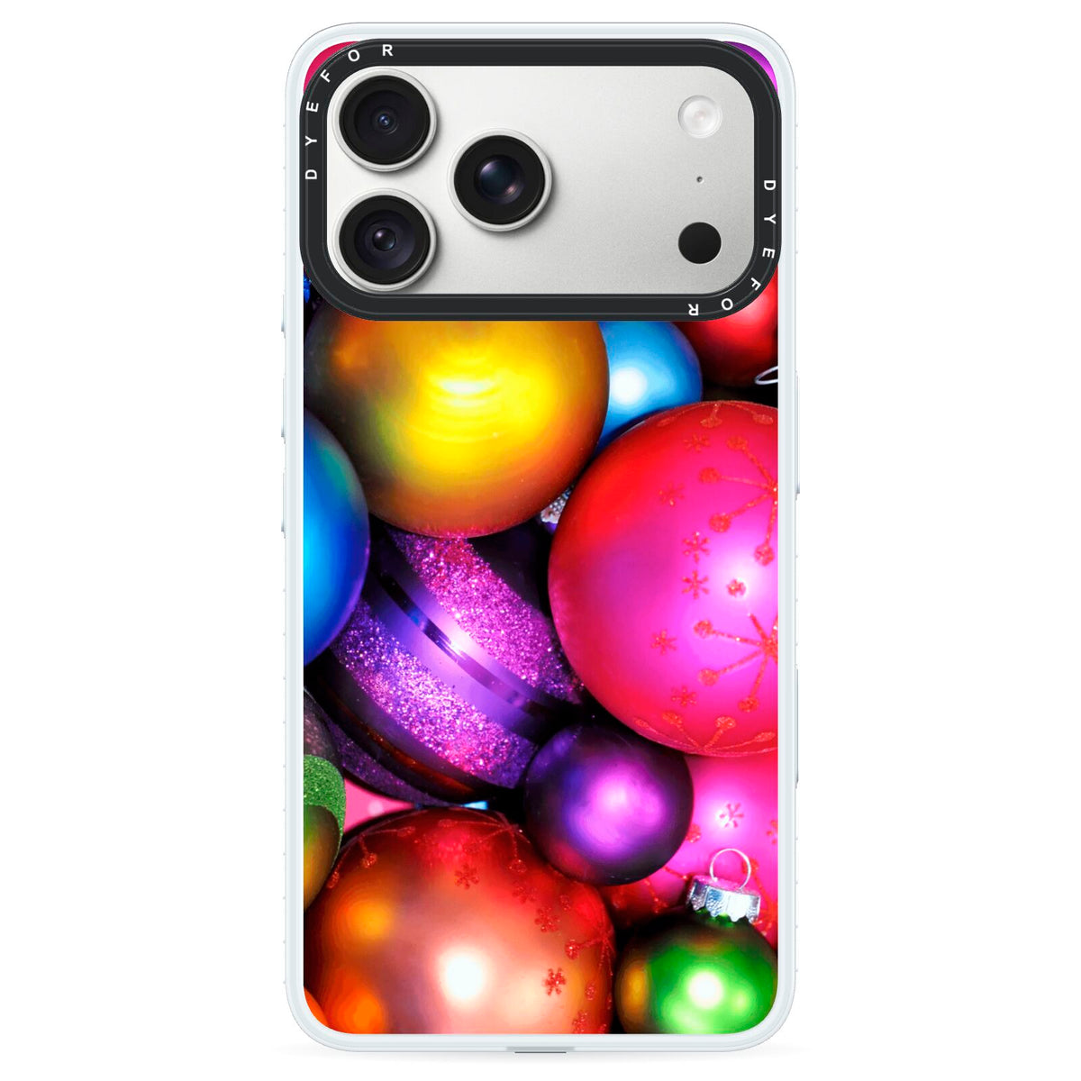 Bauble iPhone 18 Pro Max Black Impact Pre order Case on Silver phone