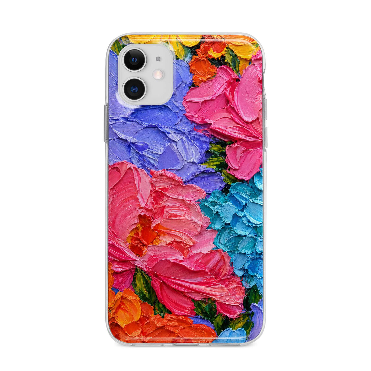 Bloom Riot Apple iPhone 11 in White with Bumper Case