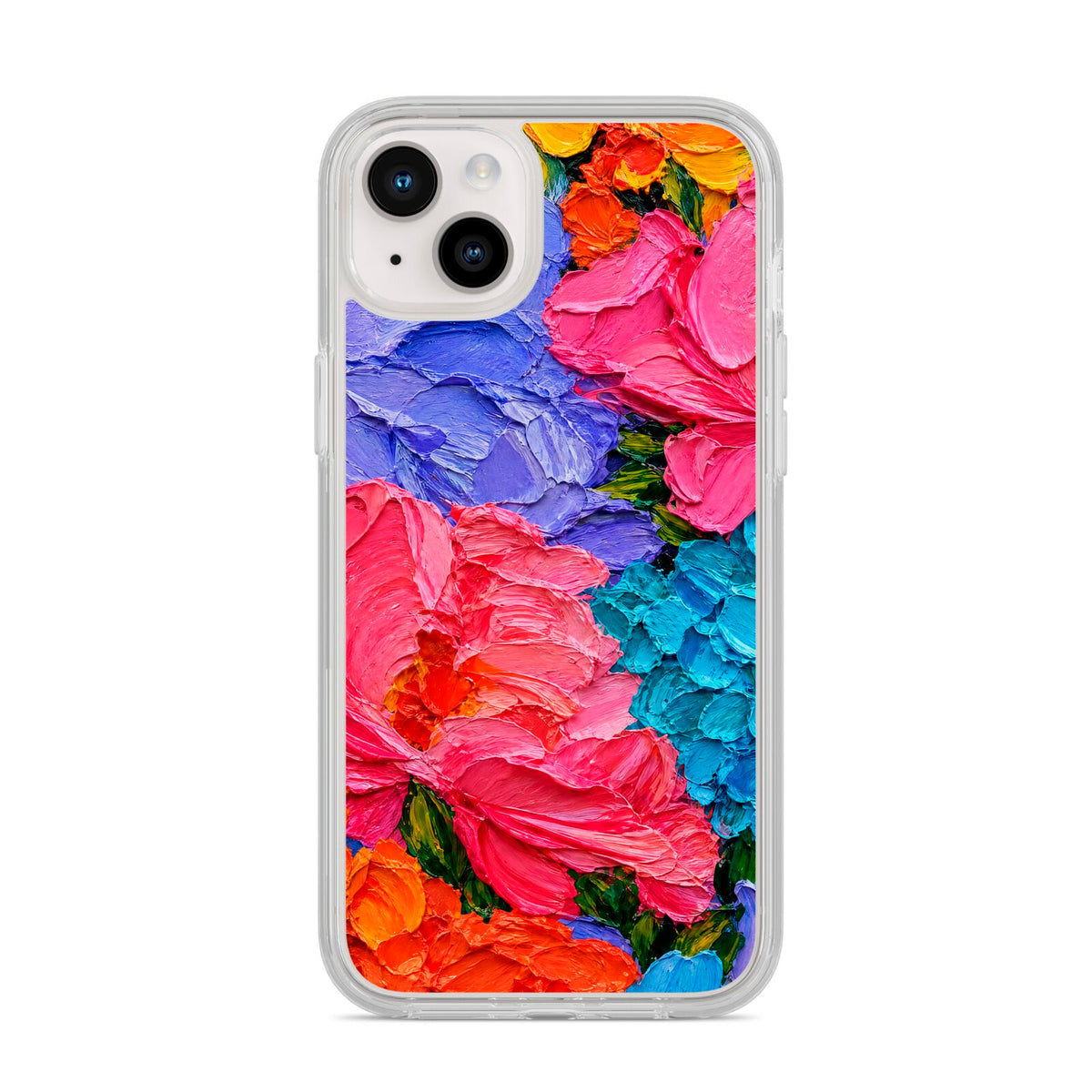 Bloom Riot iPhone 14 Plus Clear Tough Case Starlight