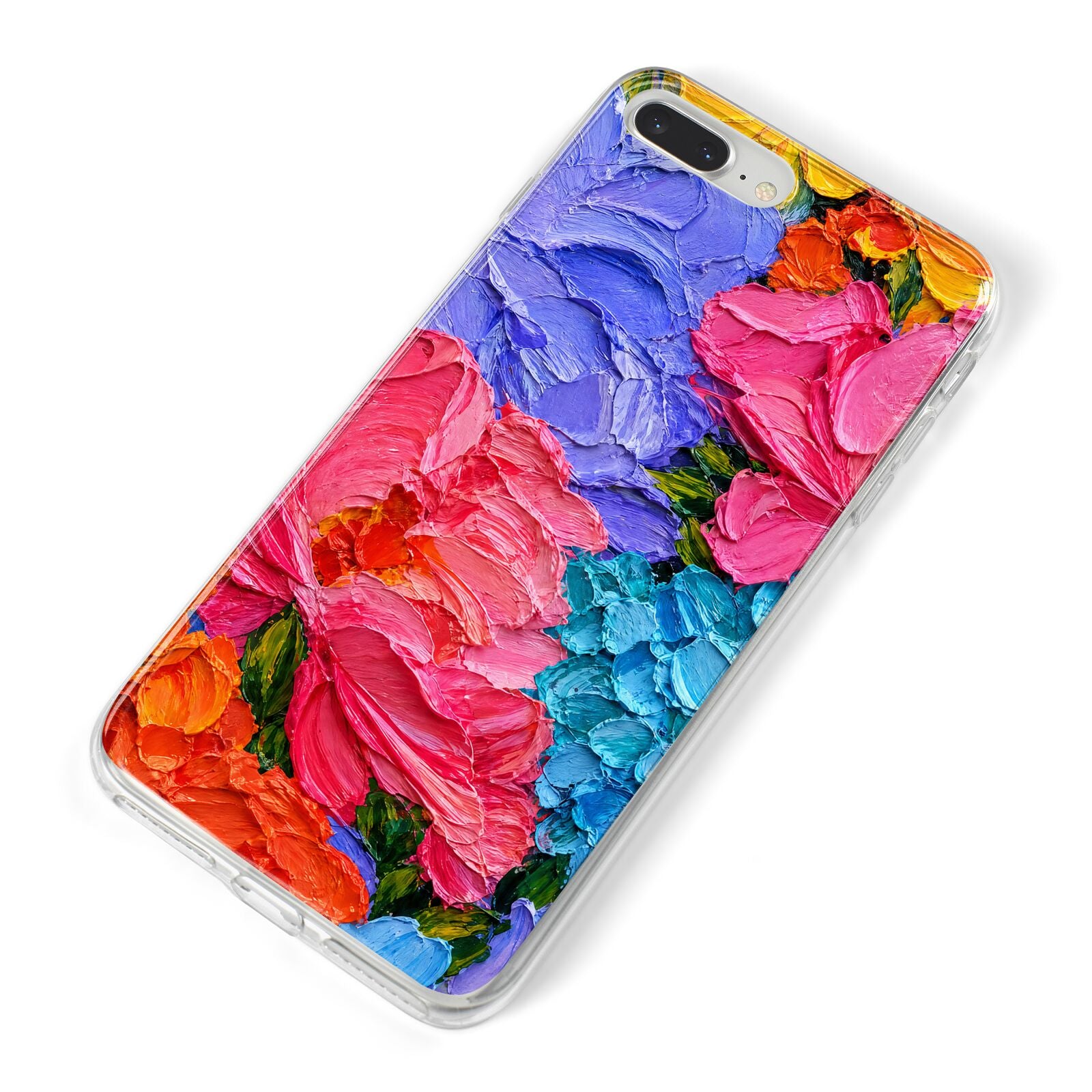 Bloom Riot iPhone 8 Plus Bumper Case on Silver iPhone Alternative Image