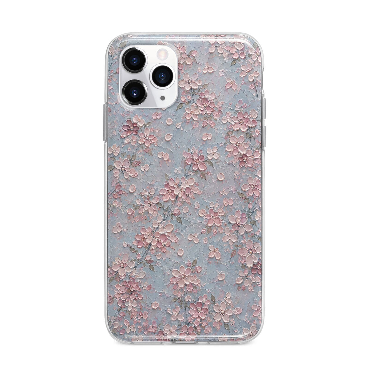 Blossom Haze Apple iPhone 11 Pro in Silver with Bumper Case