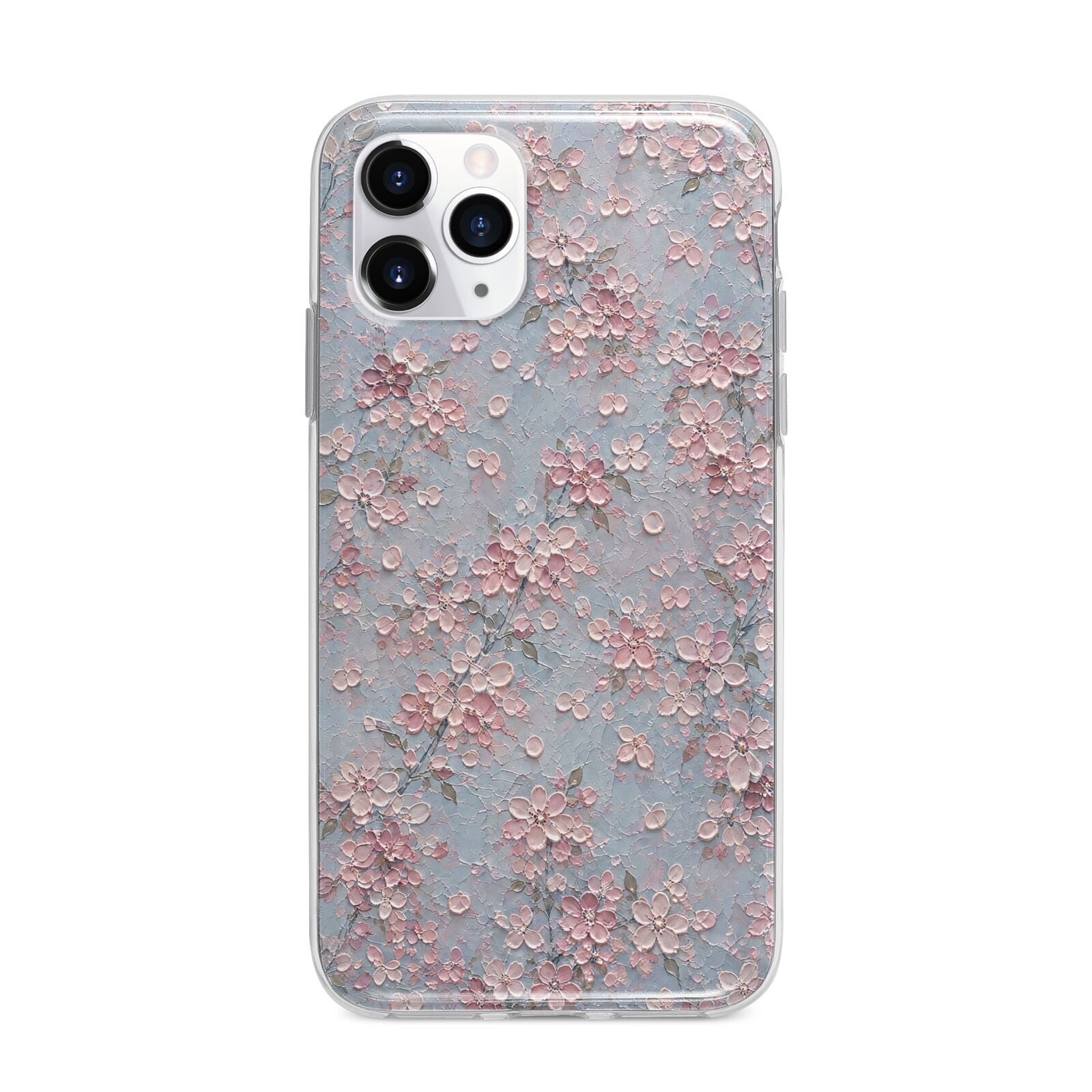 Blossom Haze Apple iPhone 11 Pro in Silver with Bumper Case